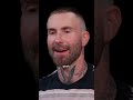Adam Levine takes a lap mid Hot Ones 🏃🏃🏃