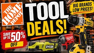 HOME DEPOT TOOL DEALS 🔥 50% OFF?! Milwaukee, DeWalt, Ryobi CLEARANCE!