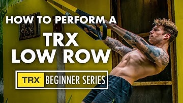 Develop the V-shape back look with TRX Low Rows