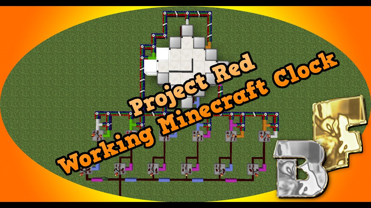 Project Red Working Minecraft Clock Build Tutorial YouTube