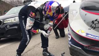 WRC Montecarlo 2017 cambio gomme Ogier