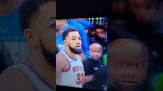 Karl Anthony Towns Poster SlamDunk" New York Knicks vs Philadelphia Sixers