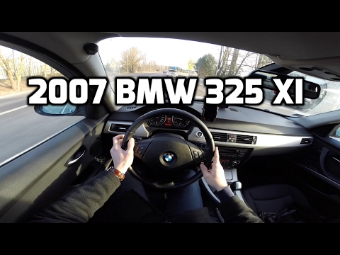 BMW 325 XI E90 POV test drive and review