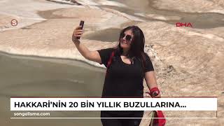 Hakkarinin 20 Bin Yıllık Buzullarına Ilgi Arttı; Doğaseverler Erimeye Dikkat Çekti