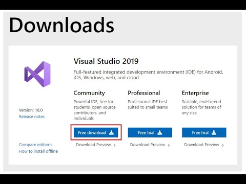 Visual Studio 2019 Community