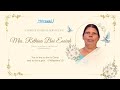 GLORIUS FUNERAL SERVICE OF MRS. RETHINA BAI ESAIAH #holylandtvlive