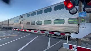 BNSF Live Action 3 Metra Trains & Amtrak SW Chief Visit Downers Grove Today #suelovestrains