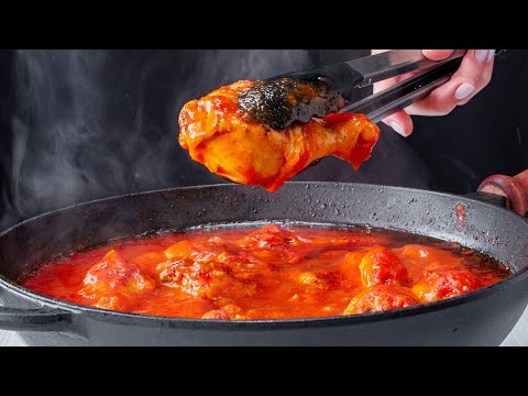 Video: Cómo Cocinar Muslos De Pollo Con Salsa De Tomate Y Queso En El Horno