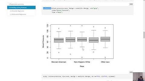 Lab 4f - Analyzing the analytic dataset from NHANES data utilizing survey features