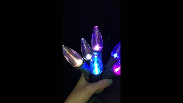 C9 Slow Color Changing Bulbs