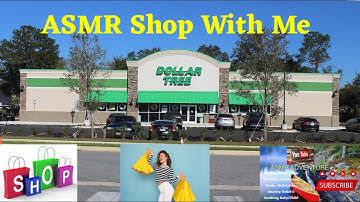 Dollar Tree Shop With Me ASMR Haul | Crinkle Sounds | No Talking | 125