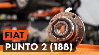 Cum se montare Set rulment roata FIAT PUNTO 2022 - tutoriale