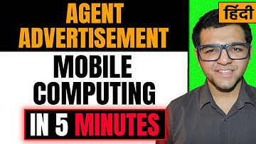 Agent Discovery - Agent Advertisement in Mobile IP | Mobile Communication and Computing in Hindi