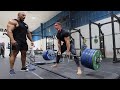 Soulev de terre avec larry wheels