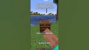 How To Make A Composter In Minecraft!