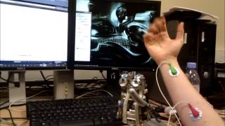 Simple FFT Classifier to control a prosthetic hand screenshot 1