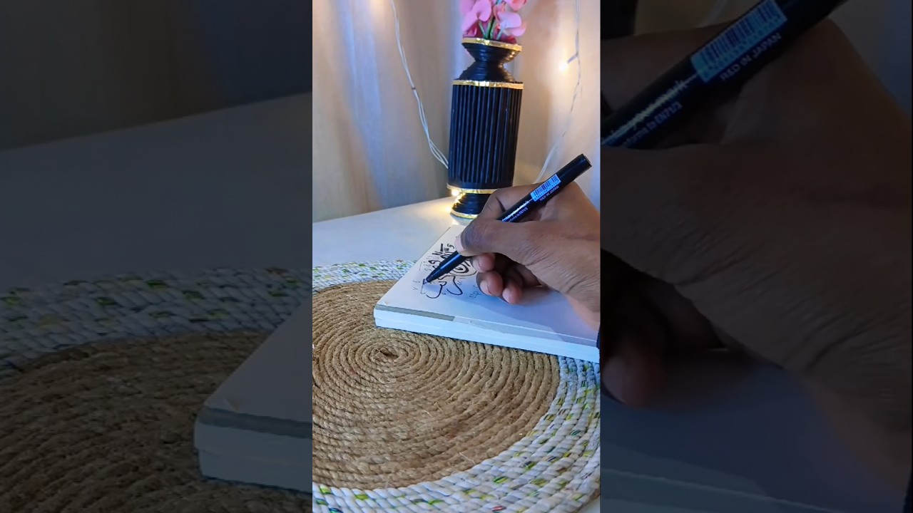 FEEL THIS CALLIGRAPHY ✨💕 #calligraphy #artshorts #art