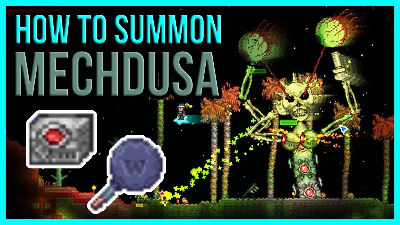 Jurassic Park Glat Lege med Terraria 1.4.4 - Mechdusa | How To Summon New Boss - YouTube