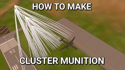 How to make a cluster munition in simple planes