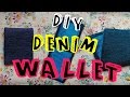 DIY Wallet from Old Jeans...!!! | MashDIYzone