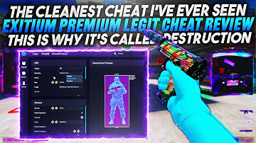 THE CLEANEST CHEAT EVER.. | EXITIUM | 2021 CSGO CHEAT REVIEW + GIVEAWAY