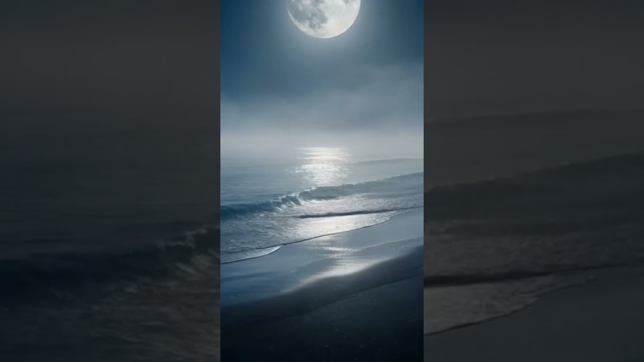 Gentle Ocean Waves with Soft Music 