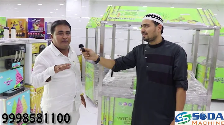 SUGARCANE JUICE MACHINE/ SUGARCANE JUICE MACHINE WITH COOLING SYSTEM/ S S SODA MACHINE