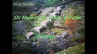 Muiños do Folón y Ermita de San Martín, no Campo do Couto, O Rosal.4K.