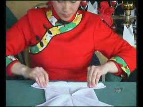 How To Fold Exotic Napkins DVD - The Butterfly