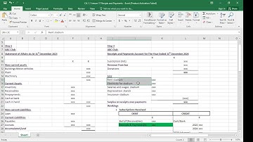 CA 1.1/DA 1: Receipts and Payments Part 2