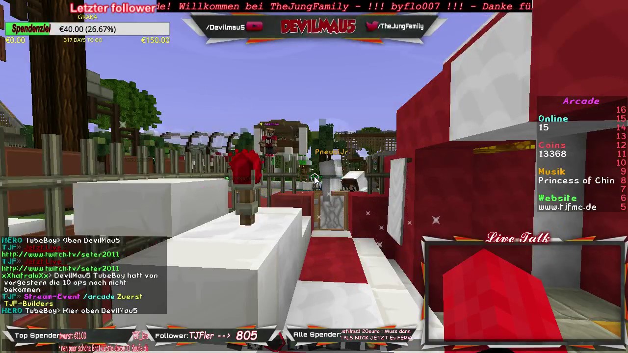 [GER] 1.10 Server Community Event " Minigames " TJFmc.de  [HD+60fps]