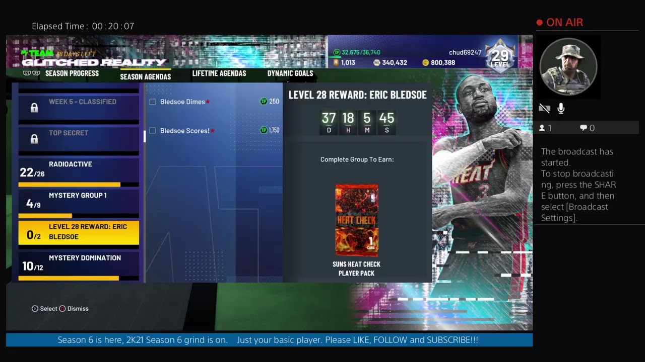 NBA2K21 Season 6 MYSTERY PACKS