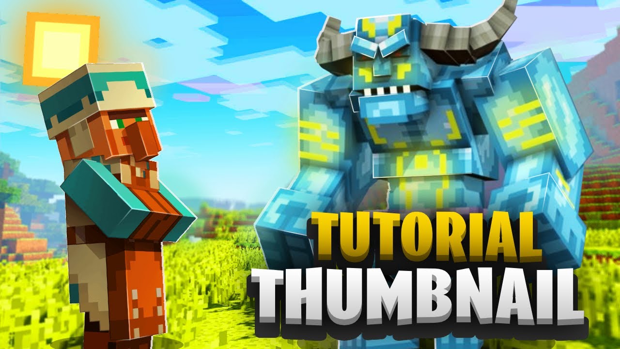 How To Make Minecraft Thumbnails That Go Viral
