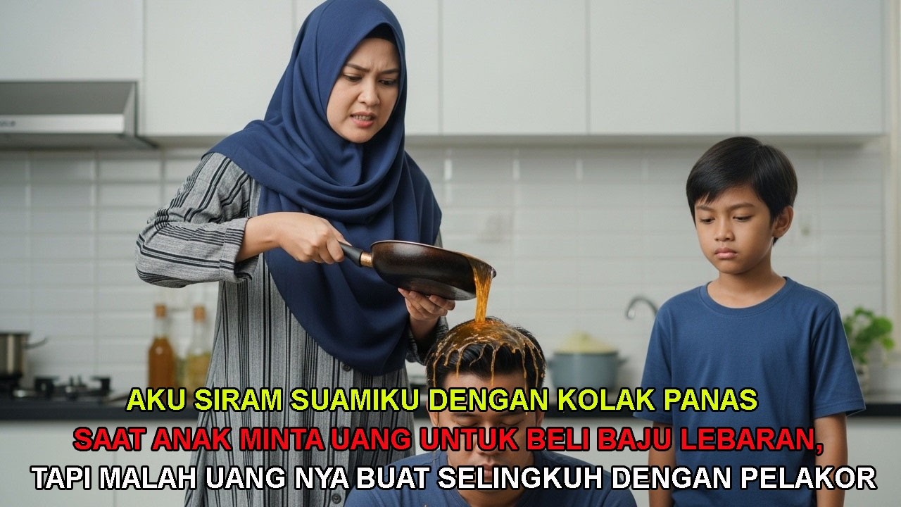 AKU SIRAM SUAMIKU KOLAK PANAS SAAT ANAK MINTA UANG UNTUK BELI BAJU LEBARAN,UANG NYA UNTUK SELINGKUH!