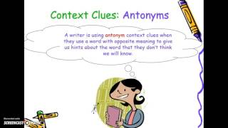Context Clues for Vocab Test