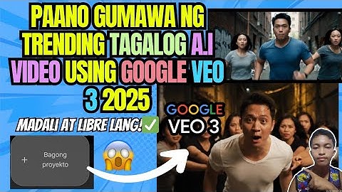 PAANO GUMAWA NG AI VIDEO SA VEO 3 PAANO GUMAWA NG AI VIDEO NG LIBRE