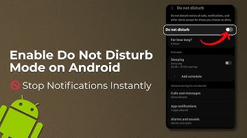 How to Enable Do Not Disturb Mode on Android | Stop Calls & Notifications