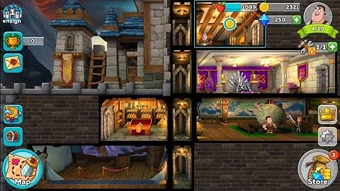 Hustle Castle: Fantasy Kingdom (by My.com B.V.) - simulation game for Android and iOS - gameplay.