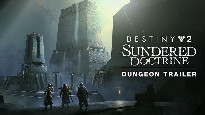 Destiny 2 Dungeon Trailer | Sundered Doctrine [AUS]