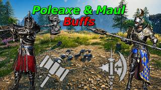 POLEAXE & MAUL BUFFS! + NEXT WEAPONS REVEALED!? | Conqueror’s Blade screenshot 3
