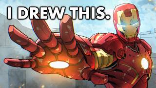 Drawing Iron Man While Talking About Marvel's Future