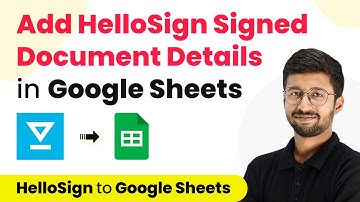 How to Add HelloSign Signed Document Details to Google Sheets