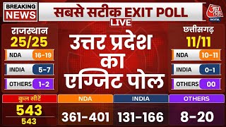 UP Exit Poll 2024 Live: यूपी का सबसे सटीक एग्जिट पोल | Uttar Pradesh Exit Poll Results LIVE Updates