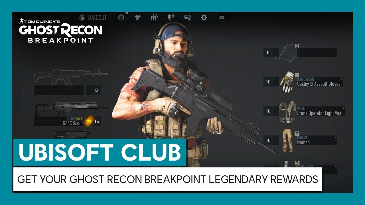 Ghost Recon Breakpoint Club Rewards