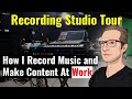 Recording Studio Tour - How I Record Music And Make Content At Work On My Lunch Break