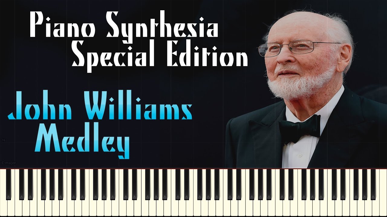 John Williams Medley (Piano Tutorial Synthesia)