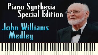 John Williams Medley (Piano Tutorial Synthesia)