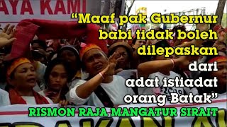 Rismon Sirait : Maaf Pak Gubernur, Babi Tidak Boleh Dilepaskan Dari Adat Istiadat Orang Batak