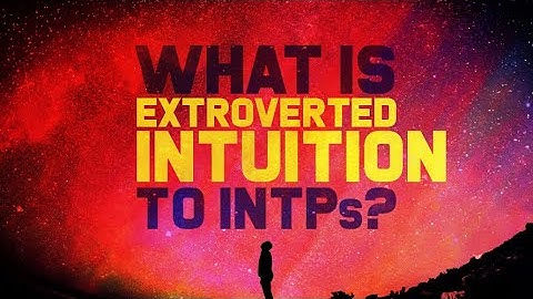Are You Really an INTP? Explaining Extraverted Intuition