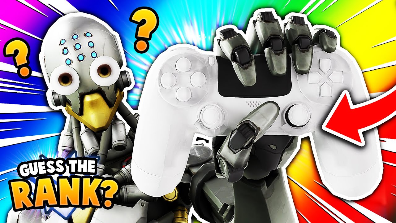 Playing Overwatch On Pc With A Controller Overwatch Guess The Rank Youtube